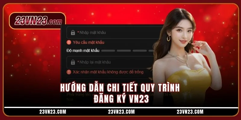 Hướng dẫn chi tiết quy trình đăng ký VN23 